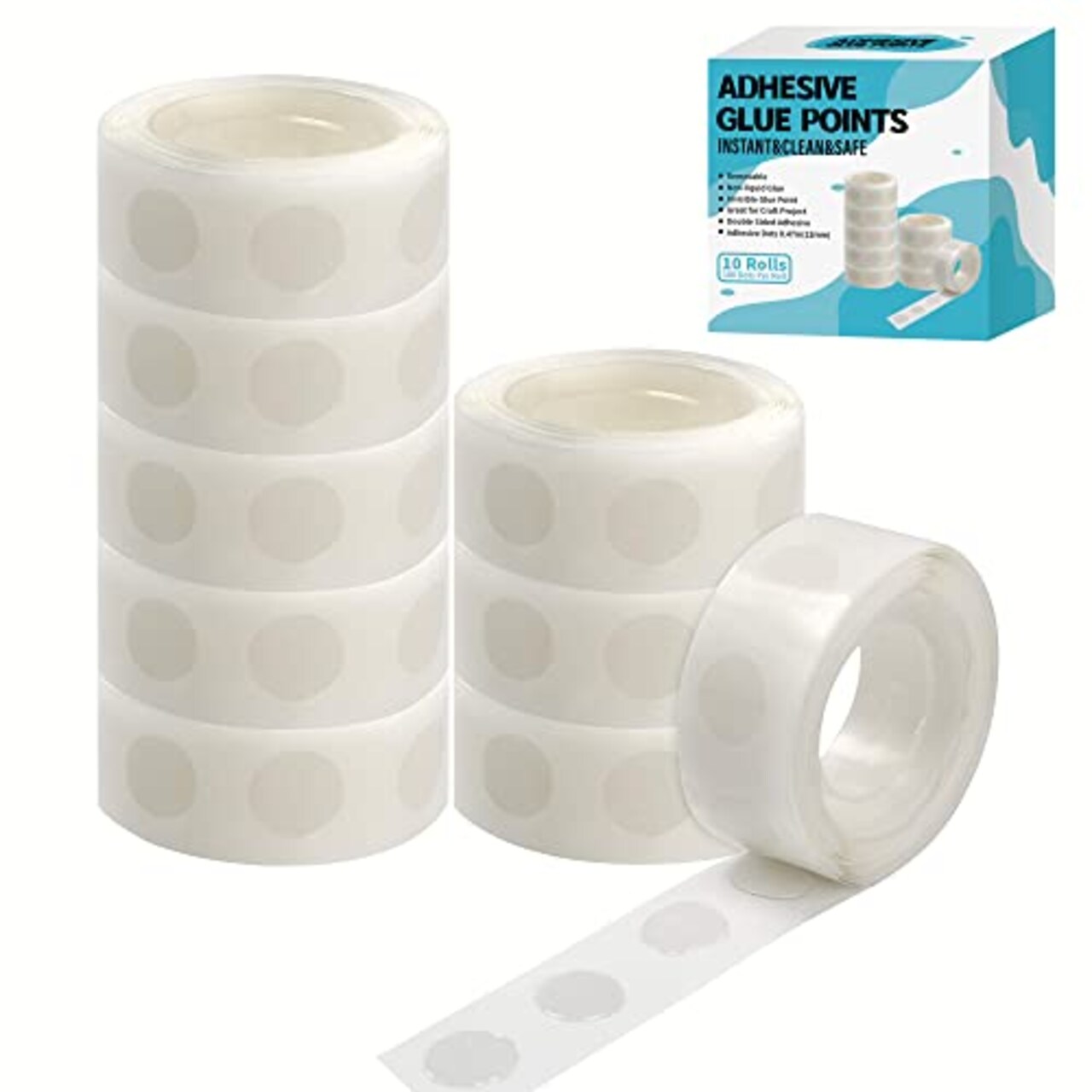 Adhesive best sale glue strips
